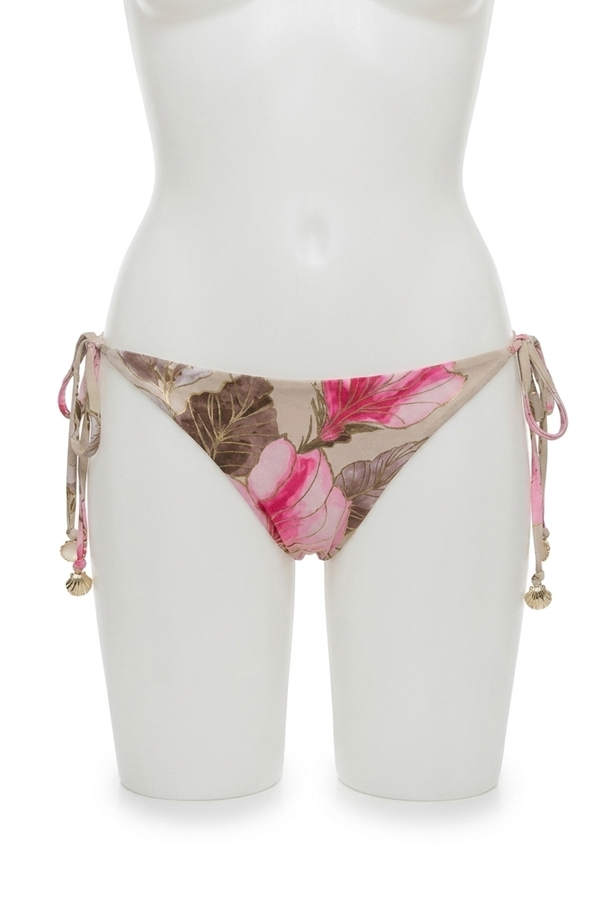 NEW BEACH RIOT soliel bottom in golden hibiscus